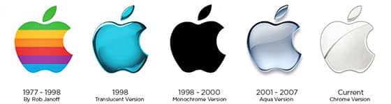 apple logo history