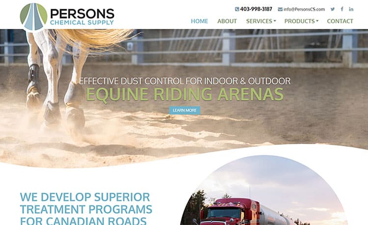 Persons-Chemical-Supply-Calgary-Website-Design