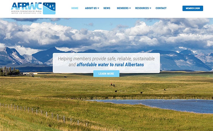 Alberta-Water-Coop-Website-Design