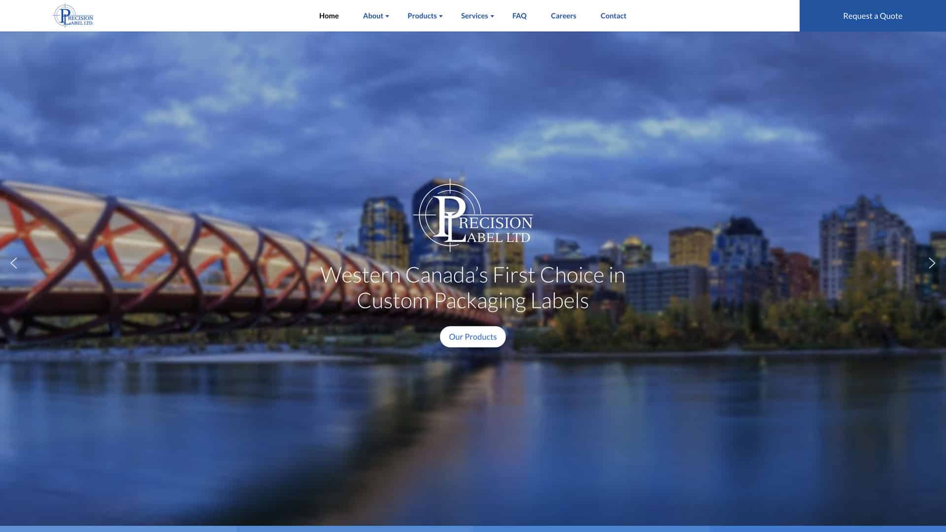 Precision Label Launches A New site Blue Ocean Interactive Marketing Inc