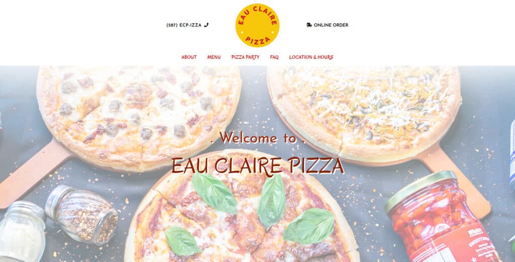 It Was Love at First Slice...Introducing Eau Claire Pizza Blue Ocean