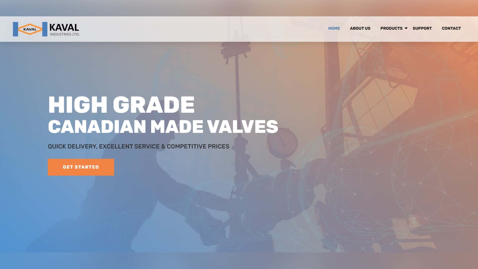 Kaval Industries Ltd. Website Design Project
