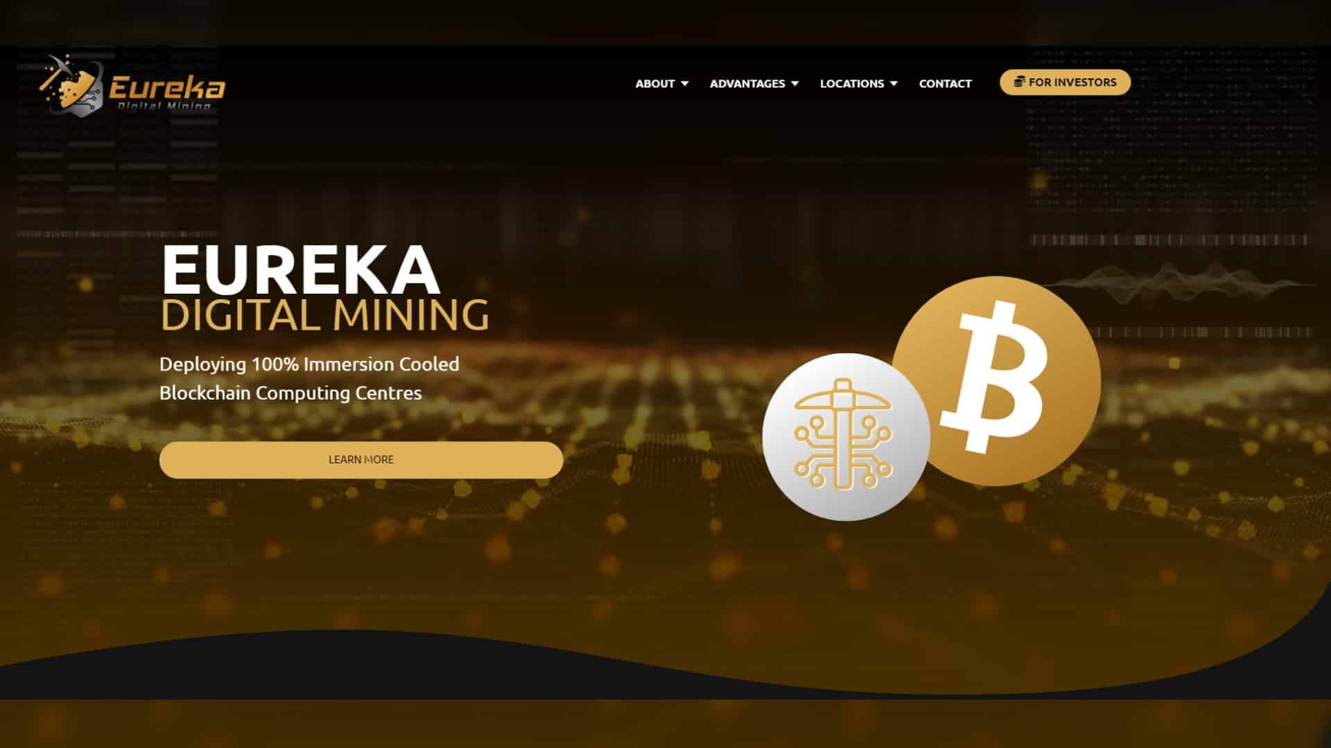 Eureka Digital Mining Website Design Project