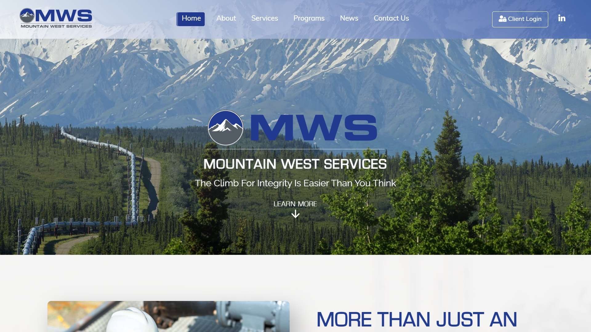Mountain West Services Website Design Project