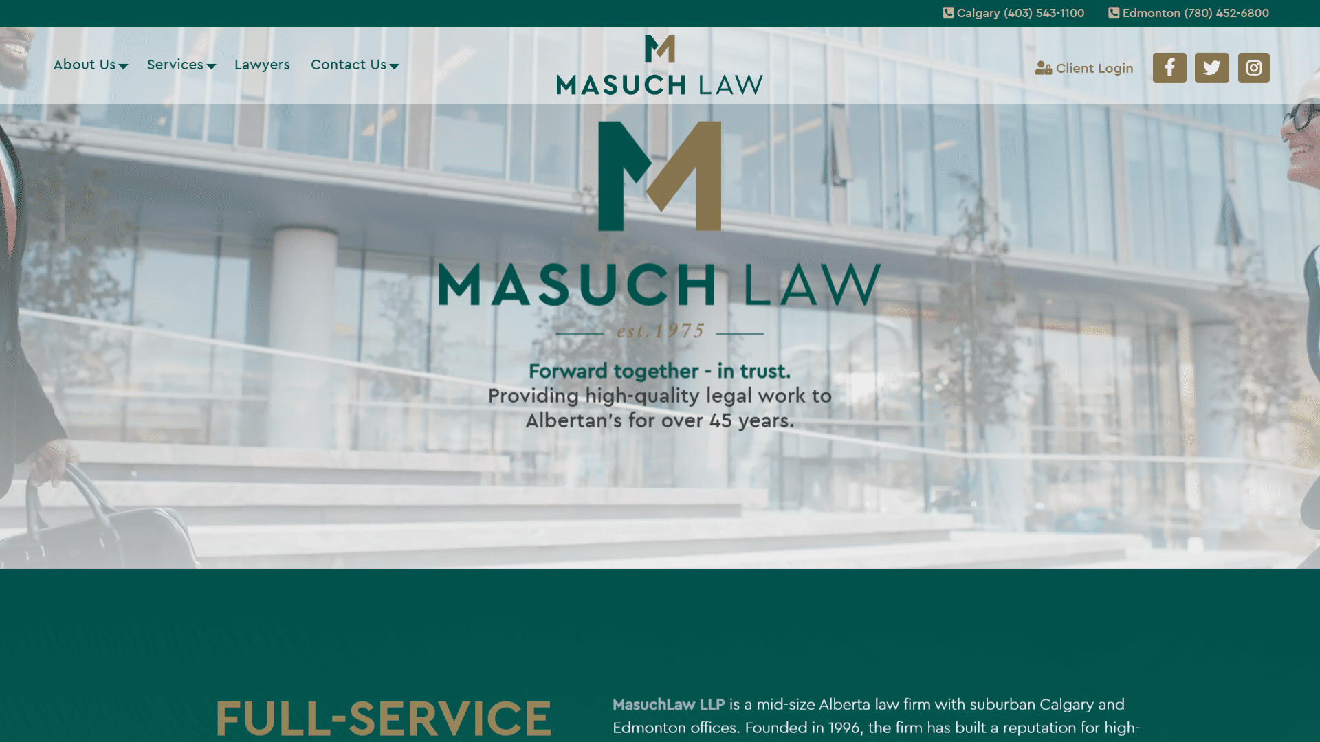 Masuch Law Web Design Project