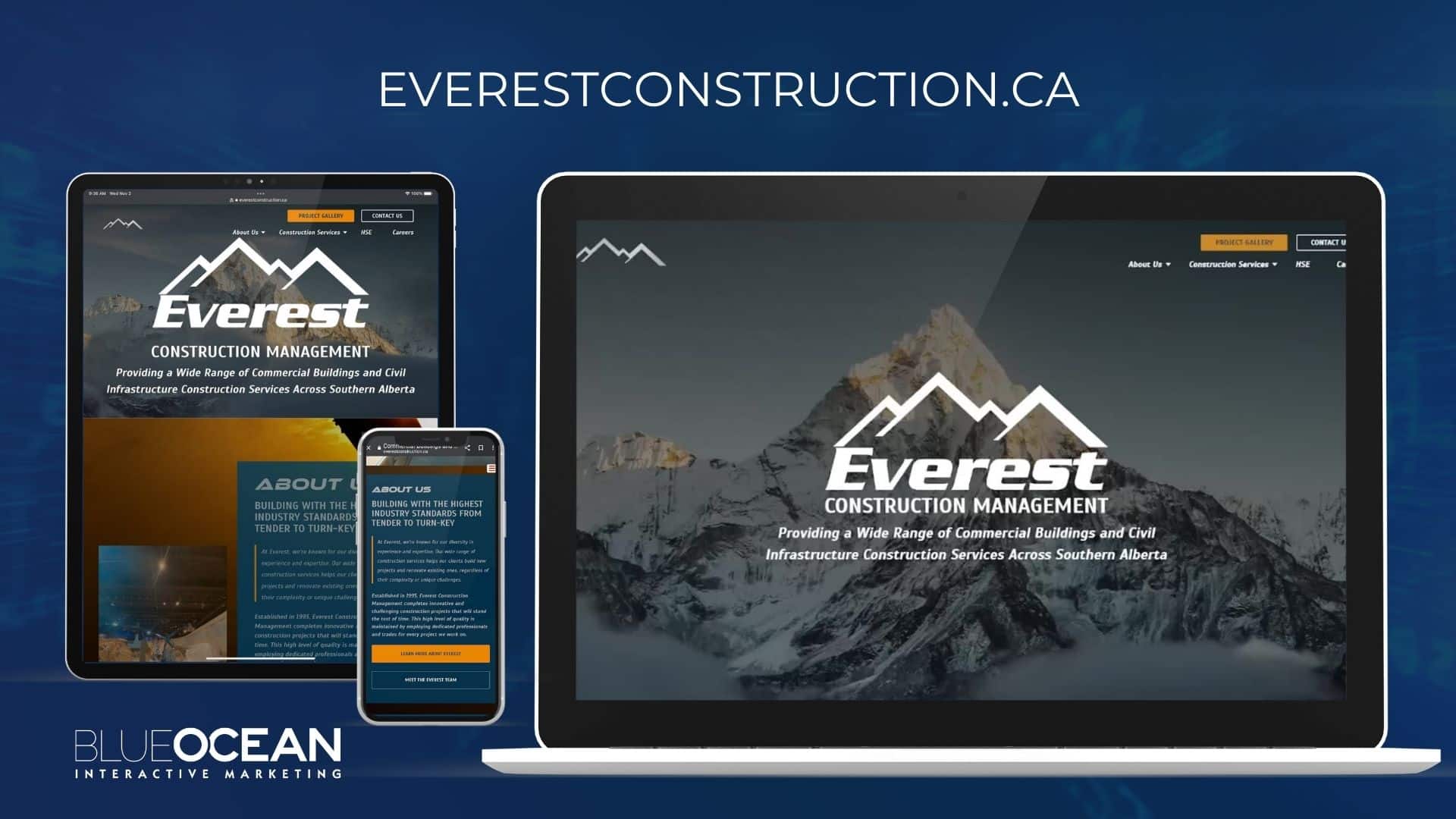 Everest Construction's New Website