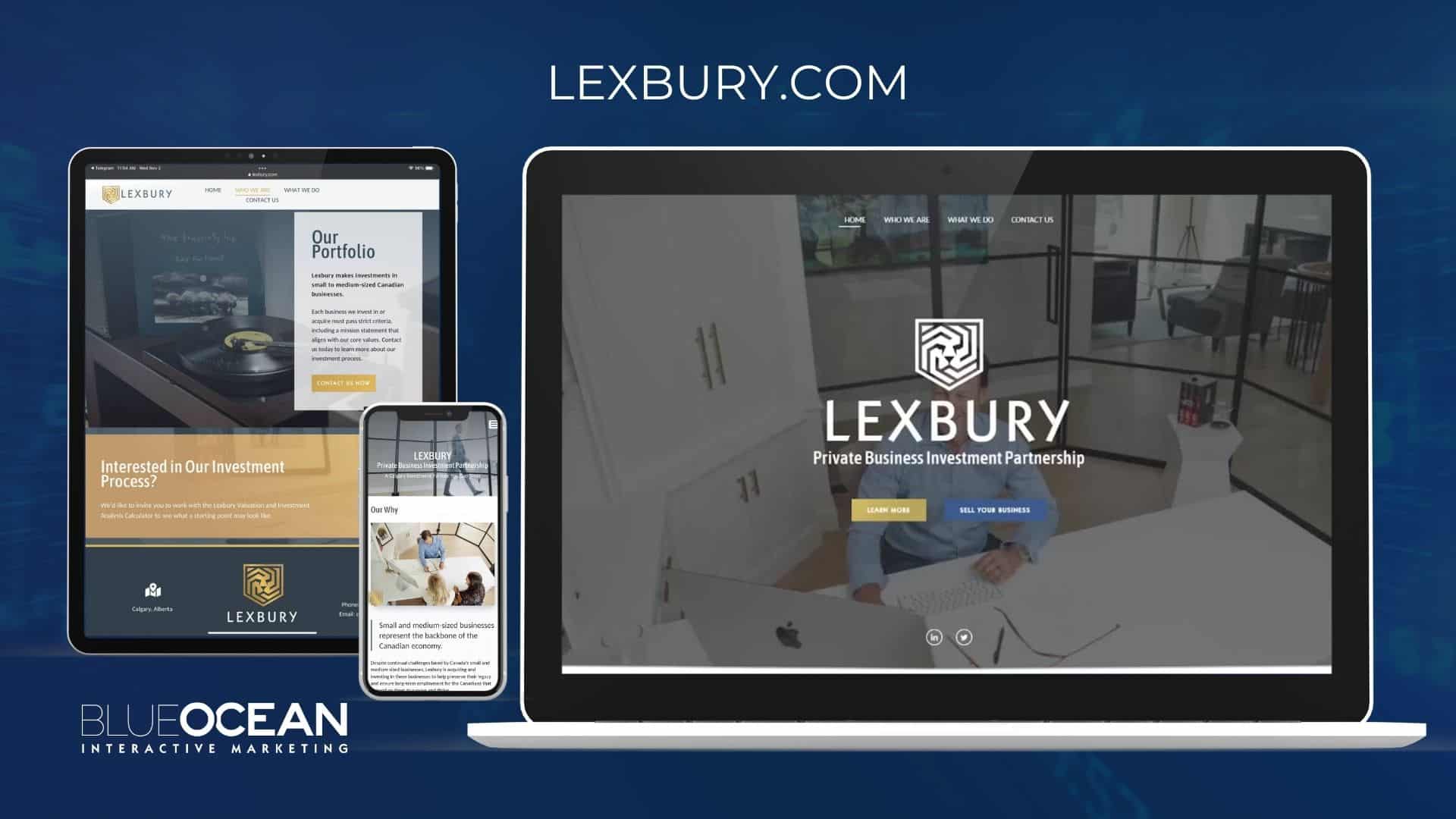 Lexbury's New Site Project