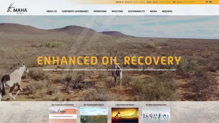 MAHA website Design