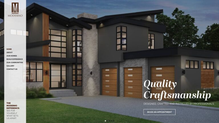 Moderno Web Design Project