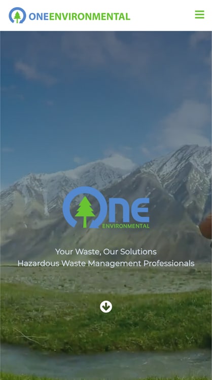 One Environmental website