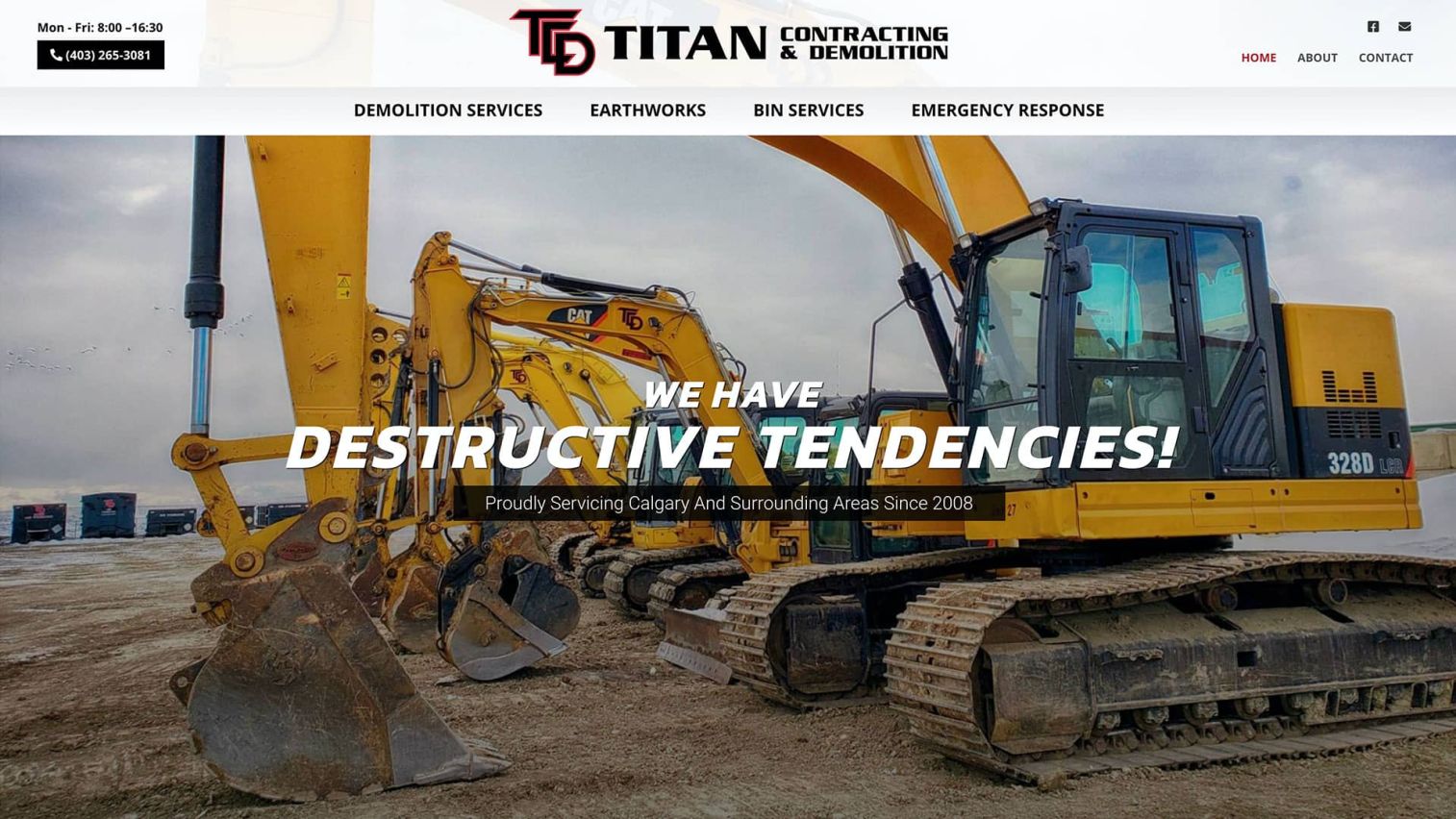 Titan Construction Website