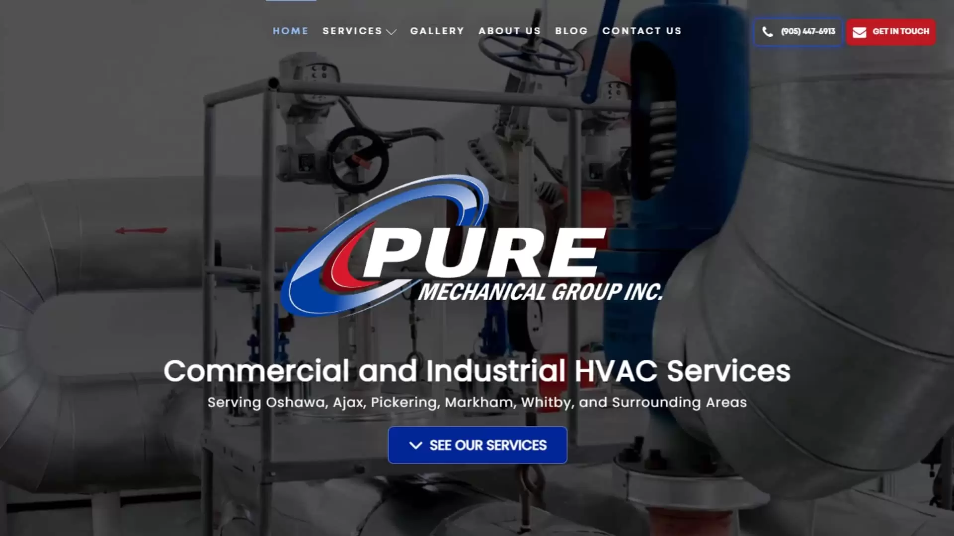 Pure Mechanical - Website Design Project