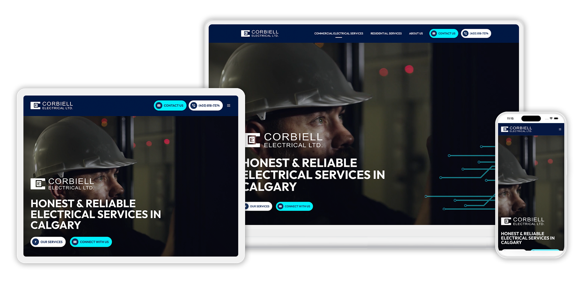 corbiell responsive web design