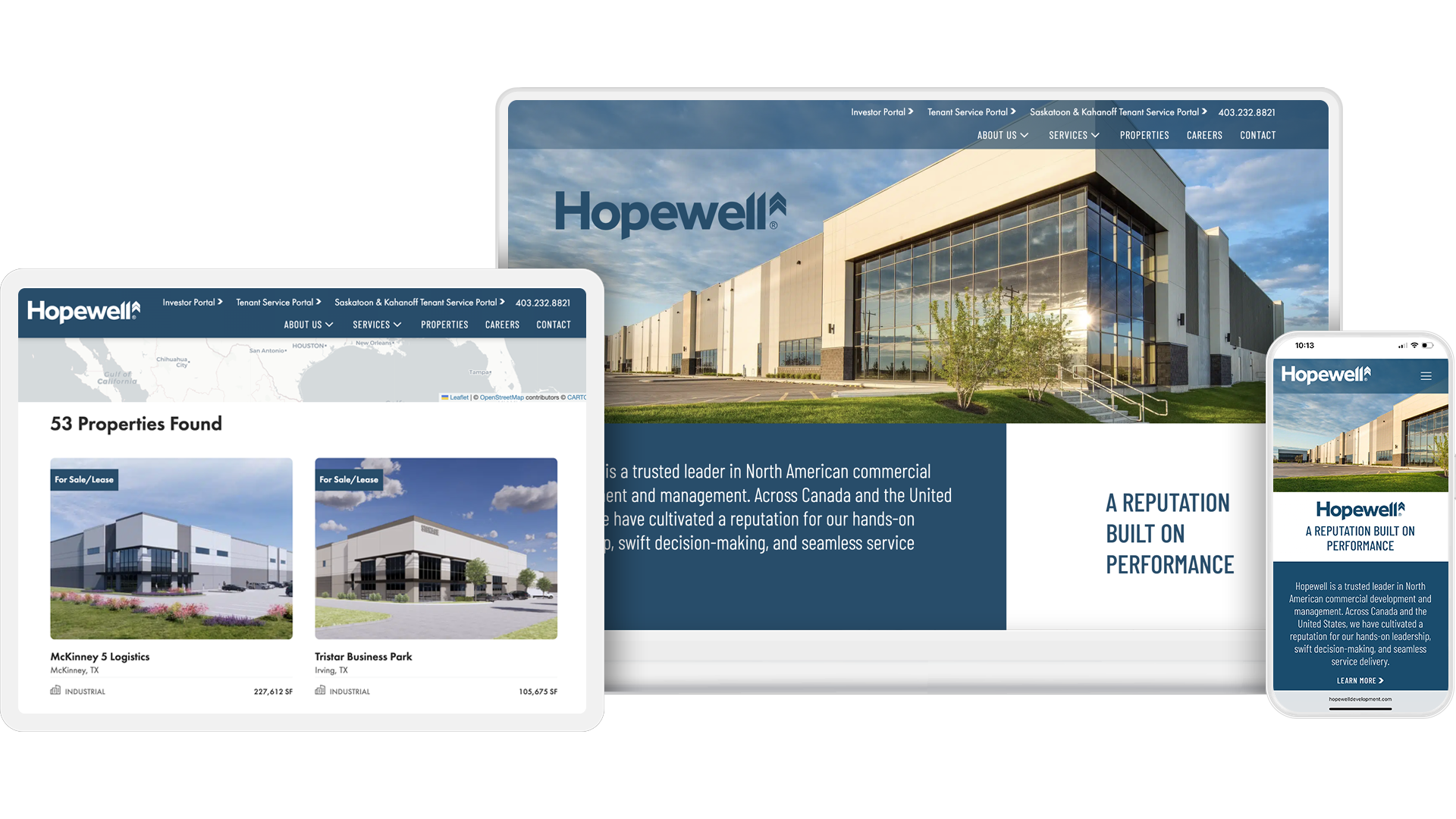 hopewell developments responsive web design