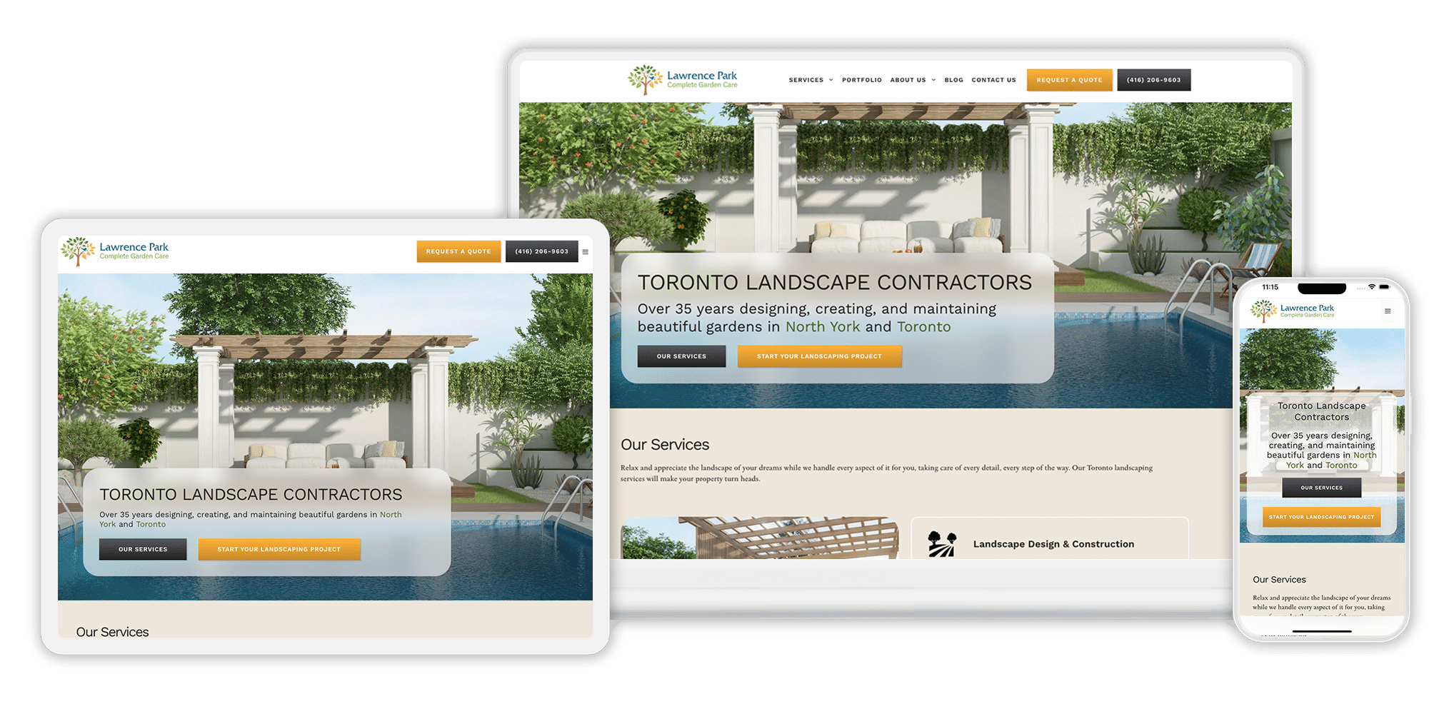 Responsive Mockup Lawrence Park