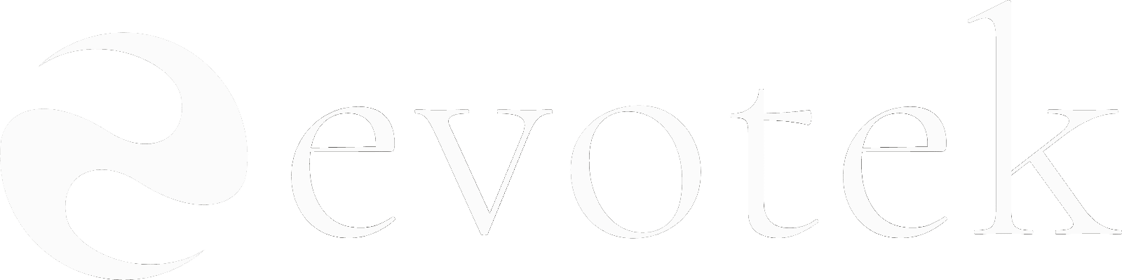 Evotek Logo White