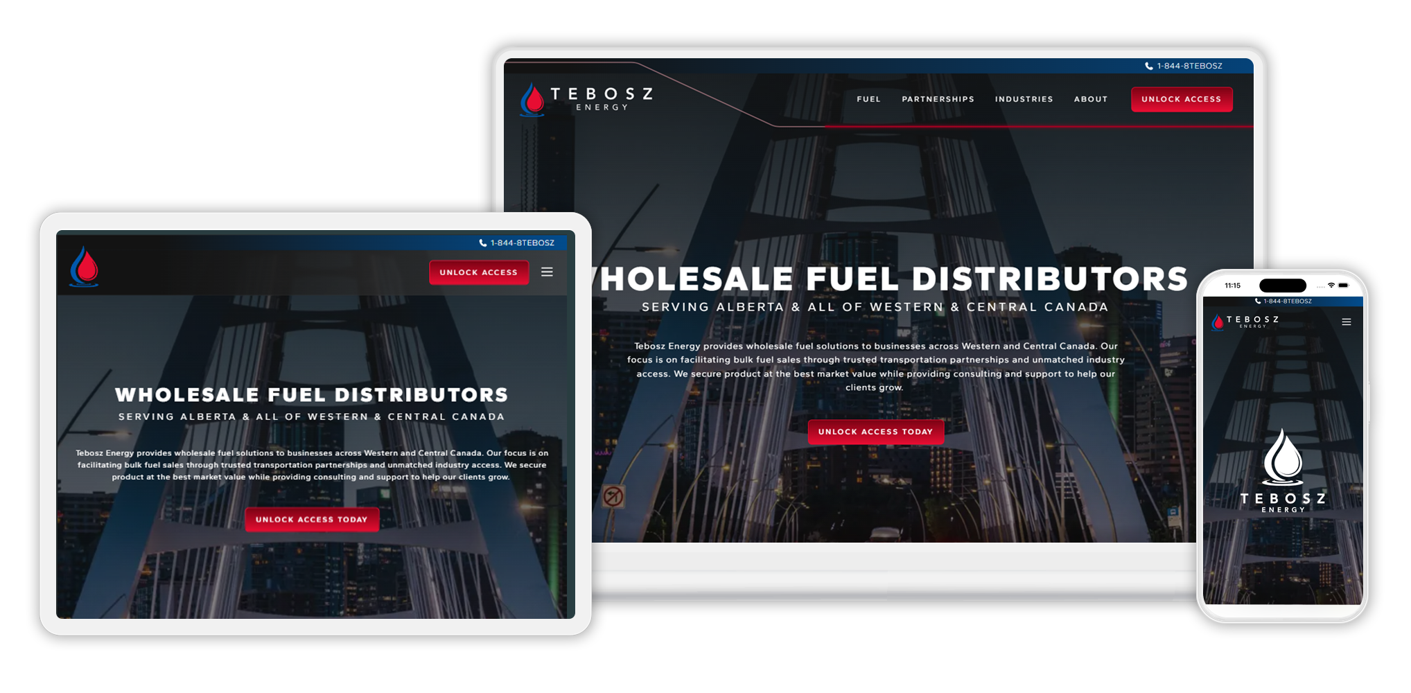 tebosz energy responsive web design