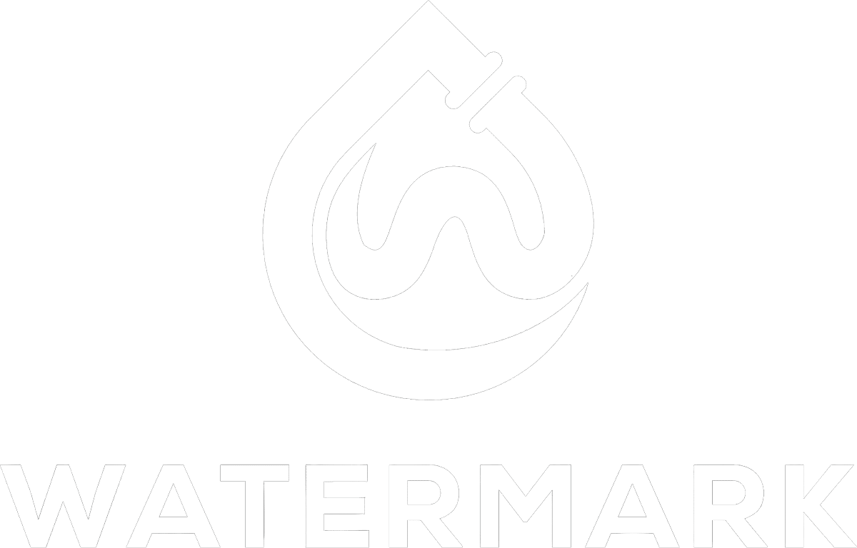 watermark plumbing and drains logo